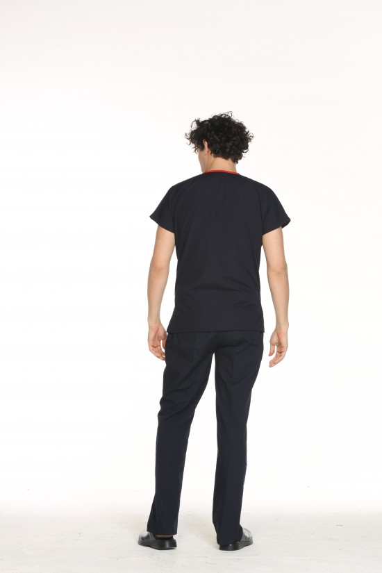 Lacivert Yarasa Kol Cerrahi Üniforma