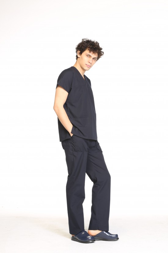 Lacivert Yarasa Kol Cerrahi Üniforma