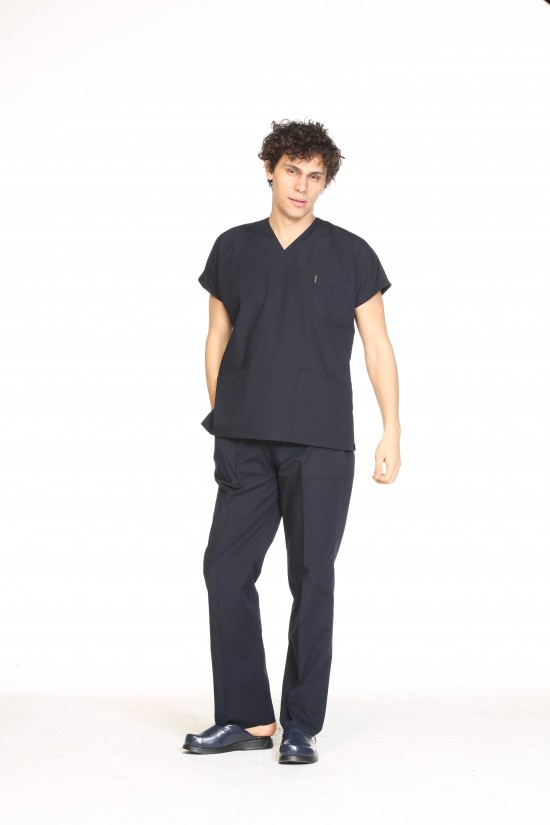 Lacivert Yarasa Kol Cerrahi Üniforma