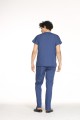 Erkek Cerahi Uniforma Yarasa Kol İndigo Terycotton