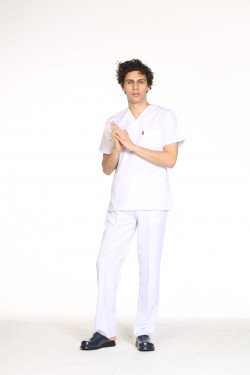 Doktor Forması Beyaz Alpaka