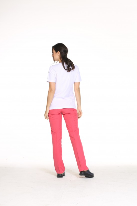 Hemşire Üst Forma Nar Çiceği Biye Alpaka