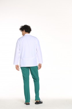 Erkek Doktor Önlüğü Ceket Yaka Kısa