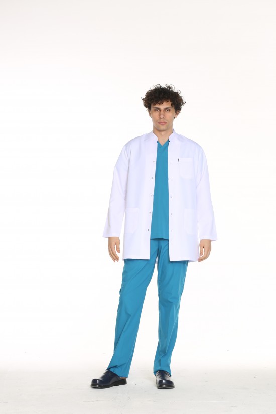 Erkek Önlük Orta Boy Hakim Yaka Alpaka