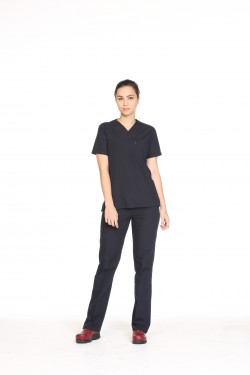 Doktor Hemşire Forması Lacivert Terycotton