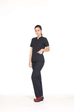 Doktor Hemşire Forması Lacivert Terycotton