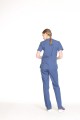 kadın Scrubs Takım İndigo Terycotton