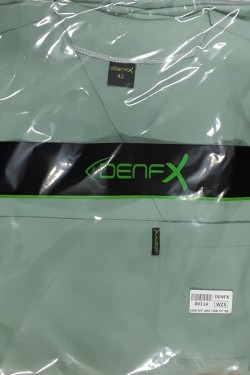 Likralı Hemşire Uniforması Küf Yeşili