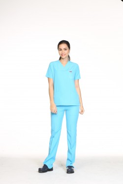 Doktor Hemşire Forması Turkuaz Alpaka