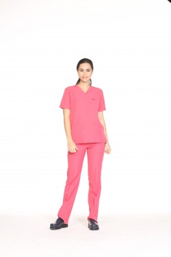 Doktor Hemşire Forması Narçiçeği Alpaka