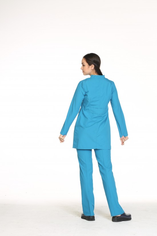 Tesettür Uniforma Turkuaz Terycotton