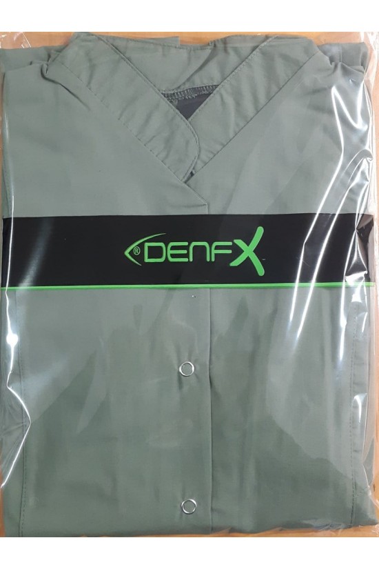 Testtür Hemşire Forması Haki Terycotton